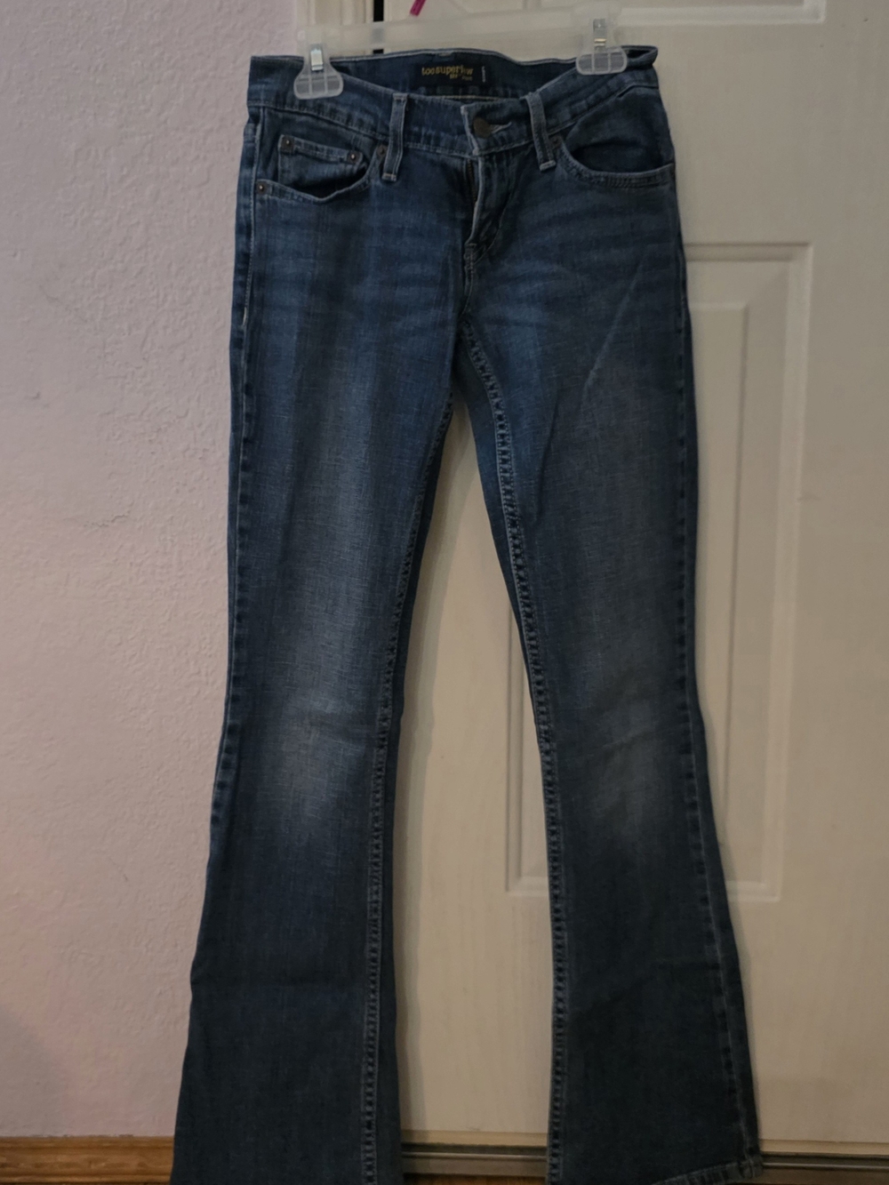 Levis 524 Size 0 Women's Dark Wash Bootcut Jeans - Stretch Denim - Picture 5 of 5